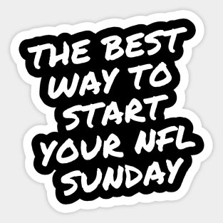 Sunday Morning Slants 4 Sticker